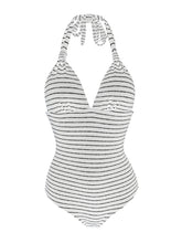 Laad de afbeelding in de Gallery-viewer, Product Front: Rio De Sol One-Piece Linea-White Mel-Op
