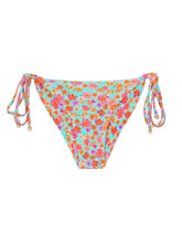 Laad de afbeelding in de Gallery-viewer, Product Front: Rio De Sol Bottom Bottom Ditsy-Sky Cheeky-Tie