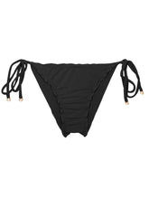 Laad de afbeelding in de Gallery-viewer, Product Front: Rio De Sol Bottom Bottom Malibu-Black Frufru