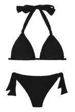 Laad de afbeelding in de Gallery-viewer, Product Front: Rio De Sol Set Set Dots-Black Mel Italy