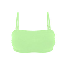 Laad de afbeelding in de Gallery-viewer, Product Front: Rio De Sol Top Top Sand-Menta Bandeau-Reto