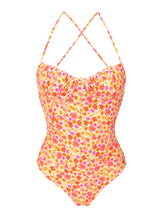 Laad de afbeelding in de Gallery-viewer, Product Front: Rio De Sol One-Piece Ditsy-Butter Julia