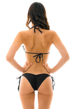 Laad de afbeelding in de Gallery-viewer, Model Back: Rio De Sol Top Top Ambra Preto Eva