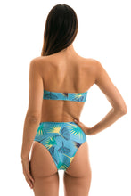 Laad de afbeelding in de Gallery-viewer, Model Back: Rio De Sol Top Top Flower Geometric Reto