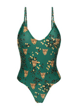 Laad de afbeelding in de Gallery-viewer, Product Front: Rio De Sol One-Piece Roar-Green Hype