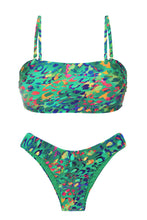 Laad de afbeelding in de Gallery-viewer, Product Front: Rio De Sol Set Set Wilds Bandeau-Reto Highleg