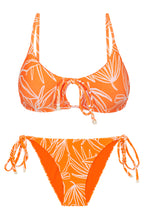 Laad de afbeelding in de Gallery-viewer, Product Front: Rio De Sol Set Set Trail-Orange Tank-Tie Ibiza-Comfy