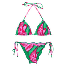 Laad de afbeelding in de Gallery-viewer, Product Front: Rio De Sol Set Set Parrots Frufru Frufru