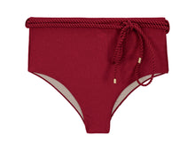 Laad de afbeelding in de Gallery-viewer, Product Front: Rio De Sol Bottom Bottom Shimmer-Divino Belted-High-Waist