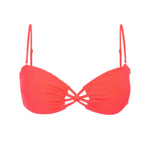 Laad de afbeelding in de Gallery-viewer, Product Front: Rio De Sol Top Top Malibu-Folia Bandeau-Iris