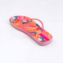Laad de afbeelding in de Gallery-viewer, Image 04: Rio De Sol Flip-Flop Orange Bloom Slim