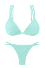 Laad de afbeelding in de Gallery-viewer, Product Front: Rio De Sol Set Set Malibu-Menta Tri-Duo Mini-Duo