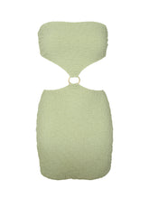 Laad de afbeelding in de Gallery-viewer, Product Front: Rio De Sol Mini Dress Brisa-Pistache Lulu Dress