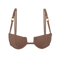 Laad de afbeelding in de Gallery-viewer, Product Front: Rio De Sol Top Top Sand-Cappuccino Juliette-Aya
