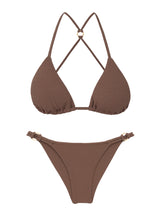 Laad de afbeelding in de Gallery-viewer, Product Front: Rio De Sol Set Set Sand-Cappuccino Tri-Aya Cheeky-Aya
