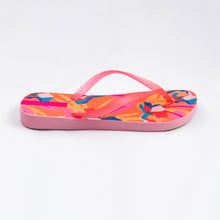 Laad de afbeelding in de Gallery-viewer, Image 03: Rio De Sol Flip-Flop Orange Bloom Slim