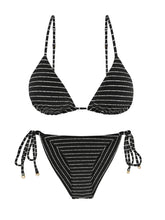 Laad de afbeelding in de Gallery-viewer, Product Front: Rio De Sol Set Set Linea-Black Lia Cheeky-Tie