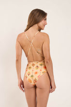 Laad de afbeelding in de Gallery-viewer, Model Back: Rio De Sol One-Piece Mosaico New Vegas