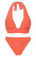 Laad de afbeelding in de Gallery-viewer, Product Front: Rio De Sol Set Set Light-Peach Halter-Cos Essential-Comfy