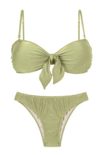 Laad de afbeelding in de Gallery-viewer, Product Front: Rio De Sol Set Set Oliva Bandeau-No Essential