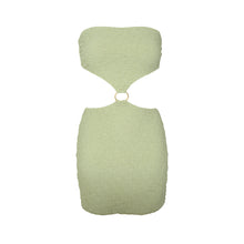 Laad de afbeelding in de Gallery-viewer, Product Front: Rio De Sol Mini Dress Brisa-Pistache Lulu Dress