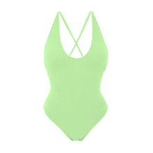 Laad de afbeelding in de Gallery-viewer, Product Front: Rio De Sol One-Piece Sand-Menta Sunny