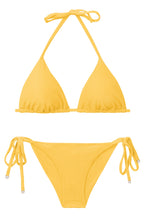 Laad de afbeelding in de Gallery-viewer, Product Front: Rio De Sol Set Set Malibu-Yellow Tri-Inv Cheeky-Tie