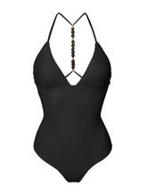 Laad de afbeelding in de Gallery-viewer, Product Front: Rio De Sol One-Piece Malibu-Black Alani-Op