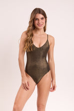 Laad de afbeelding in de Gallery-viewer, Model Front: Rio De Sol One-Piece Radiante-Black Hype