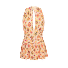 Laad de afbeelding in de Gallery-viewer, Product Front: Rio De Sol Mini Dress Mosaico Low Cut Dress