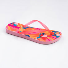 Laad de afbeelding in de Gallery-viewer, Product Back: Rio De Sol Flip-Flop Orange Bloom Slim