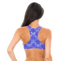 Laad de afbeelding in de Gallery-viewer, Model Back: Rio De Sol Top Soutien Bluejean Sporty