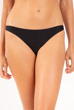 Laad de afbeelding in de Gallery-viewer, Gallery: Rio De Sol Bottom Bottom Shimmer-Black Leblon