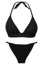 Laad de afbeelding in de Gallery-viewer, Product Front: Rio De Sol Set Set Bora-Black Tri-Cos Cheeky-Fixa