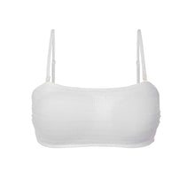 Laad de afbeelding in de Gallery-viewer, Product Front: Rio De Sol Top Top Memphis-White Bandeau-Reto