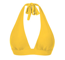 Laad de afbeelding in de Gallery-viewer, Product Front: Rio De Sol Top Top Sunflower Halter-Cos