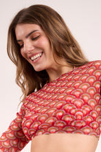 Laad de afbeelding in de Gallery-viewer, Image 07: Rio De Sol Beach Top Floral-Scales Top Harper