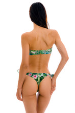 Laad de afbeelding in de Gallery-viewer, Model Back: Rio De Sol Set Set Amazonia Bandeau-Reto Fio-Tie