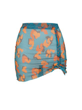 Laad de afbeelding in de Gallery-viewer, Product Front: Rio De Sol Beach Skirt Luma Mini Skirt Ruched