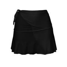 Laad de afbeelding in de Gallery-viewer, Product Front: Rio De Sol Beach Skirt Mini Skirt Nero
