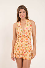Laad de afbeelding in de Gallery-viewer, Image 05: Rio De Sol Mini Dress Mosaico Low Cut Dress