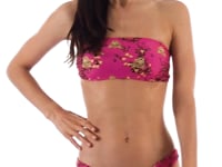 Laad en speel video af in Gallery-viewer, Video: Rio De Sol Top Top Roar-Pink Bandeau-Reto