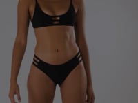 Laad en speel video af in Gallery-viewer, Video: Rio De Sol Bottom Bottom Bora-Black Madrid-Trio