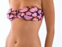Laad en speel video af in Gallery-viewer, Video: Rio De Sol Top Top Amore-Pink Bandeau-Crispy