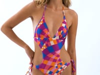 Laad en speel video af in Gallery-viewer, Video: Rio De Sol One-Piece Funny Trikini-Comfy