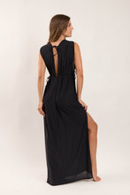 Laad de afbeelding in de Gallery-viewer, Image 05: Rio De Sol Maxi Dresses Black Long Dress Soleil