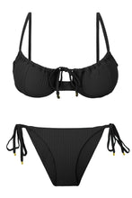 Laad de afbeelding in de Gallery-viewer, Product Front: Rio De Sol Bottom Bottom Dots-Black Ibiza-Comfy