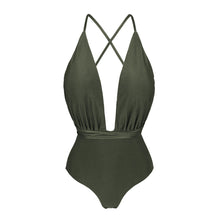 Laad de afbeelding in de Gallery-viewer, Product Front: Rio De Sol One-Piece Croco New Vegas