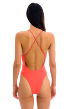Laad de afbeelding in de Gallery-viewer, Model Back: Rio De Sol One-Piece Dots-Tabata Ivy Strap