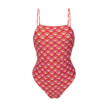Laad de afbeelding in de Gallery-viewer, Product Front: Rio De Sol One-Piece Floral-Scales Adele